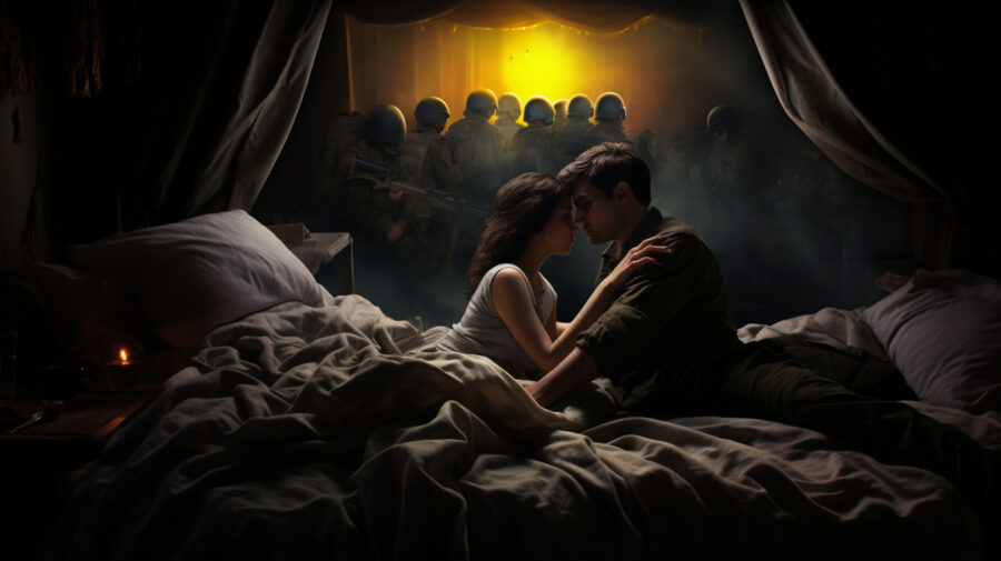 איך משפיעה המלחמה על חיי המין?